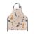 Castle Fairy Cartoon Dogs Chef Apron,Xmas Tree Snowflake Apron 31″x26″,Merry Christmas Theme Kitchen Aprons for Women,Peach Pink Aprons for Cooking Baking Painting Gardening