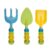 Caterpillar Kids Mini Gardening Tools Set, 3Pcs Garden Shovel Planting Tools, Children Beach Sand Digging & Yard Work Hand Tools