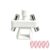 Cat Eye Magnet for Nails Gyro-Style 360° Rotating Quad-Magnet Glass Bead Effect Gel Polish French Tip Salon Beginners Home DIY Manicure Tool (white)