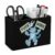 Cat Fck Work Desk Organizer PU Leather Caddy Holder