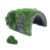 CATIEBYE Resin Reptile Hide Cave for Terrarium Decor, Habitat Hideout Realistic Simulation, Sturdy Resin Material, Reduces Daylight, for Reptiles and Small Pets