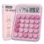 CATIGA Mechanical Switch Calculator, Pink Calculator with 12 Digit Large LCD Display & Big Buttons for Office Desk, Classroom Math, Back to School Supplies, Cute Aesthetic Desk Accessories