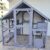 Catio Outdoor Cat Enclosure Large Cat Houses for 5-6 Cats,Kitty House with Resting Box,Bridges,Walks,Waterproof Tarp Roof, 69.8″ L x 55.1″ W x 69.8″ H