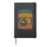 Cats books and coffee Cafe Coffee Drinker Hardcover Journal, Black
