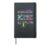 Cats Fan Music Sheet Music Notes Hardcover Journal, Black
