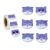 Cat Stickers, 250 Cute Cat Reward Stickers Roll, 38mm Round, Glossy Paper, 6 Kawaii Designs, Latex-Free Adhesive
