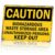 Caution 8×12 Inch Aluminum Metal Sign, Biohazardous Waste Storage Area Unauthorized Persons Keep Out Warning Sign for Outdoor Yard Street Fence Garage