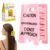 Caution Overstimulated Do Not Approach Sign Hair Clip for Women Thick Hair