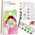 Cavnewt Watercolor Coloring Books for Kids Ages 4-8, Pocket Watercolor Painting Book Sets, Mess Free Paint with Water Books for Toddlers, Travel Activities Arts Party Birthday Gifts for Girls Boys