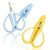 Cavory Needlepoint Scissors, TSA Approved Small Scissors, Carry On, 2 Pack