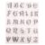 Cawwgt Letter Silicone Clear Seal Stamp Scrapbooking Embossing Photo Albu