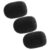 CAXUSD 3pcs Teacher Pointer Replacement Tips Pack with Flocked Plastic Heads, 5mm Id Non Scratch Telescopic Pointer Caps, Prevents Scratch and Reduces Hand Fatigue for Classroom