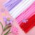 Caydo 200 Pieces Pink Pipe Cleaners 6 mm x 12 inch, Creative Crafts Decorations in 4 Colors for Mother’s Day Decorations (Red, Pink, White, Purple)