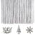 Caydo 200 Pieces Silver Pipe Cleaners Craft