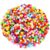 Caydo Mini Craft Pom Poms, Assorted Colors, 6 mm, 2400 Pieces
