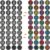 Ceiba Tree Chalkboard Magnetic Numbers 40Pcs Double-Sided Number Magnets for Whiteboard Round Circle Blank Cutouts for Classroom Dry Erase Boards Home School Office