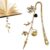 Celavoy Dragon Metal Bookmark Gifts – Fantasy Sword Wing Page Marks Merch