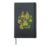 Celtic Shamrock Paw Print st Patrick’s Day Dog Owner Lovers Hardcover Journal, Black