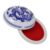 Ceramic Chinese Seal Ink Pad Box for Beginners, Dragon Pattern