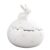 Ceramic Jewelry Box with Bunny Figurine, Cute Easter Home Decor and Lipstick Organizer, Ceramic Crafts Storage Container, Gift for Easter, 6.1 x 6.9 in / 15.5 cm x 17.4 cm