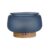 Ceramic Wax Melt Warmer with Light, Electric Fragrance Wax Warmer for Home, Decorative Scent Warmer with Removable Dish, Seaglass Blue Design for Bedroom, Living Room & Office