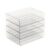 Cerlyiont 4 Pack Stackable Paper Letter Organizer Tray Clear