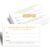 Certificate of Authenticity for Original Artwork Gold Foil 200pcs 3.5x2Inch