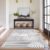 CERYUEE 3’X5′ Black and White Boho Rainbow Rug Bedroom Washable Art Deco