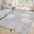 CERYUEE 4’X6′ Boho Rainbow Rug for Office Non Slip Fun Abstract Area Rug