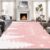 CERYUEE 6’X9′ Christmas Pink Rug Washable Living Room Cute Holiday Decor