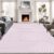 CERYUEE 6’X9′ Pink Area Rug for Living Room Washable Low Pile Modern Carpet