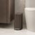 Cesun Slim Bathroom Trash Can with Lid Soft Close, 6L/1.6 Gallon Stainless Steel Small Garbage Can with Foot Pedal and Removable Inner Bucket, Slim Wastebasket for Bathroom, Office, Toilet (Brown)