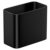 Cesun Small Bathroom Trash Can, 2.8 Gallons, Under Sink Wastebasket, Black