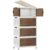 CFQNI 4 Tier Stackable Storage Bins with Lids, 344QT Large Capacity Storage Cabinet (86QT Per Tier), Large Foldable Storage Box Organizer with Wheels & Front Opening Doors for Clothes, Toys, Bedroom