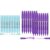 Cgerma Blue and Purple Chisel Tip Highlighter Pack, Quickly Drying