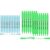 Cgerma Chisel Tip Green Highlighter Bright Colors, Quickly Drying
