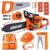 Chainsaw Toy for Kids, Pretend Play Tool Set with Safety Gear Ages 3+
