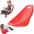 Chair Green, Flexible Seating for Classroom Elementary, Floor Chair with Back rt, Portable Plastic Reading Chairs, Sensory Seating Rocker Egg Chairs, 1 Pcs (Red 1 PCS)