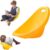 Chair Green, Flexible Seating for Classroom Elementary, Floor Chair with Back rt, Portable Plastic Reading Chairs, Sensory Seating Rocker Egg Chairs, 1 Pcs (Yellow 1 PCS)