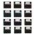 Chair Pockets, Set of 12 Classroom Pockets,12 Pieces Machine Washable Chair