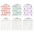 Chair Yoga 30-Day Fitness Cards, 6-Piece Exercise Set with Poster, for Travel, Morning Routine, Working, Family, Friends, Sports, Athletes, Gym, Beginners, Bodybuilding
