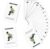 Chair Yoga Exercise Cards for Seniors Adults – 36 Poses Seated Stretch Routine with Step-by-Step Illustrations, Portable Workout Deck for Office Home Daily Fitness Mobility Recovery, 2.4″ x 3.5″