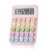CHAKAKA Mechanical Calculator, Cute Pink Desk Calculator, Large Buttons
