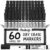 Chalkola 60 Black Dry Erase Markers Bulk Pack, Low Odor Whiteboard Markers