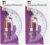 Charles Leonard Ball Bearing Compass and 6 Inch Protractor Combo Set, Metal/Clear Plastic, Assorted Colors, 1 Combo Pack (80960) (Pack of 2)