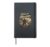 Chase the Horizon Adventure Motorcycle Design Hardcover Journal, Black