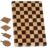 Checkered Cutting Board for Kitchen, 16″L x 11″W x 1″Th – Wooden Chopping, Cheese & Charcuterie Board in Acacia Wood, Butcher Block Serving Tray for Meat, Fruit, Bread & Vegetables