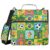 Checkered Pattern Selva Tree Ball 1.5-Inch 3-Rings Zippered Binder Bag with Handle and Removable Shoulder Strap Waterproof Portfolios Portfolio Organizer for School