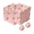Cheese Squeeze Toy Slow Rising Stress Relief Toy, Sensory Cube Fidget Gadget, Soft Rebound Foam Anxiety Reducer, Novelty Desk Decor Office Classroom Gift Pink 2pcs