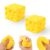 Cheese Squishy Toy, Slow Rising Realistic Cheese Block Stress Relief Toy, Soft Squeeze Gift for Adults, Home Office School（2 Pieces）